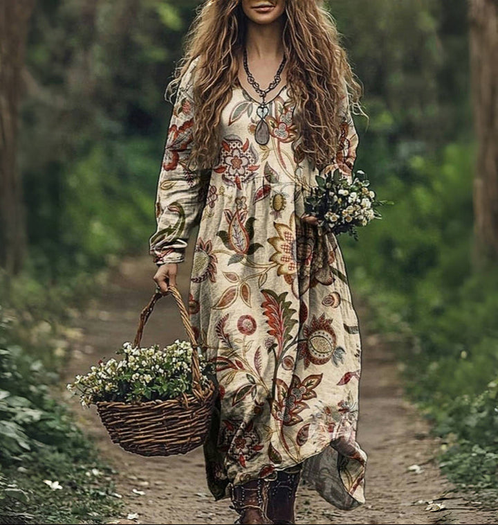 Sukienka w kwiaty w stylu vintage „Ada"